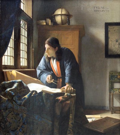 El geógrafo de Jan Vermeer van Delft